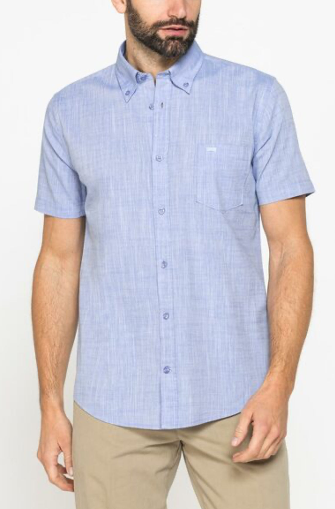 Camicia misto lino e cotone Carrera